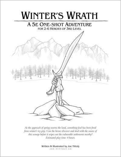 Cover image for Winter's Wrath one-shot adventure